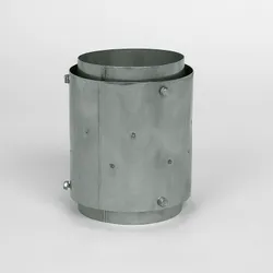 dubbelwandig rookgashulpstuk Ubbink Ubitherm 100mm